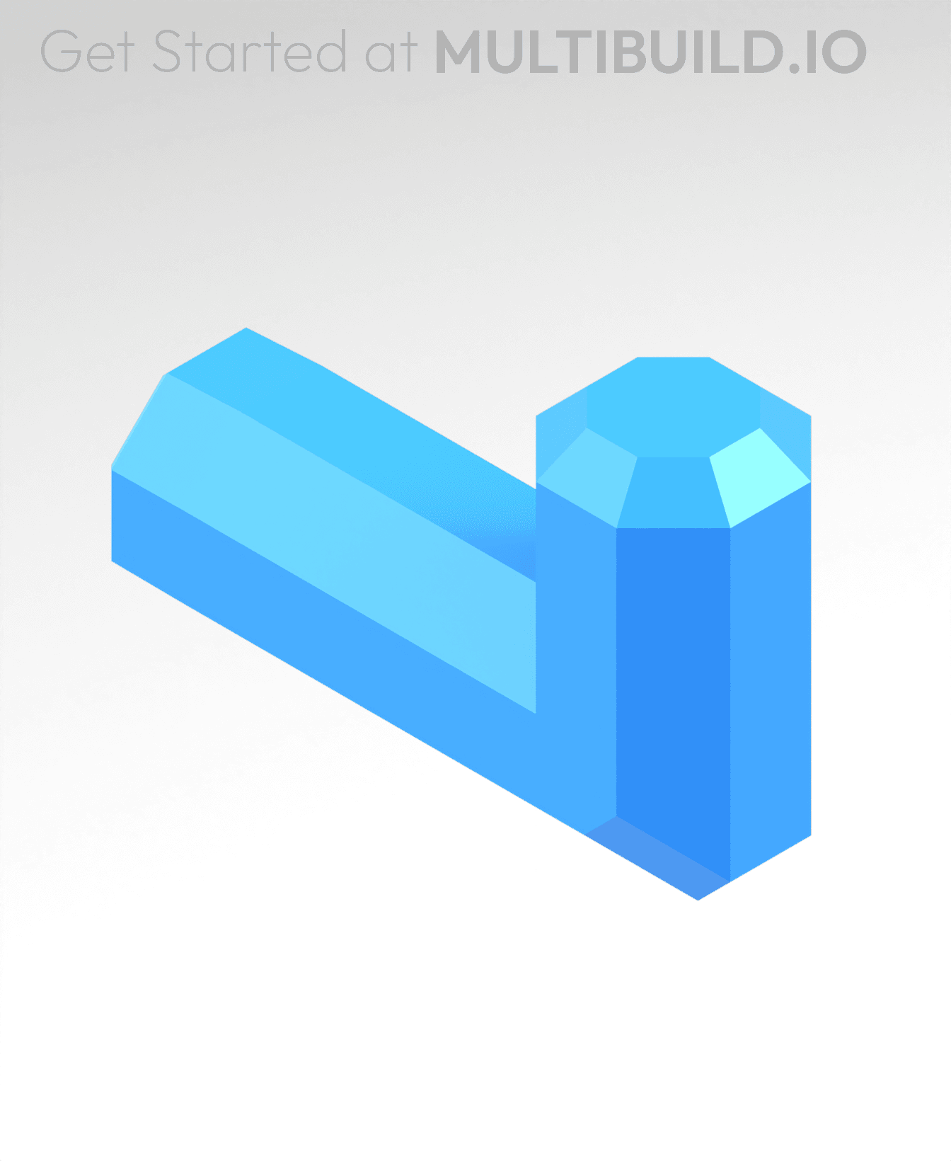 20x12.5 mm Hook (Friction-Fit Insert) 3d model