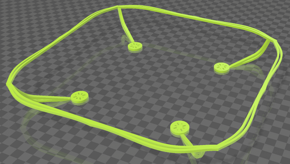 Aegis Control Drone - Optional Prop Guards 3d model
