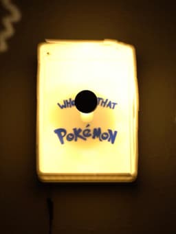 Pikachu Shadow Box Lamp 3d model