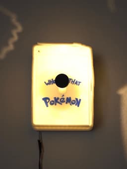 Pikachu Shadow Box Lamp 3d model