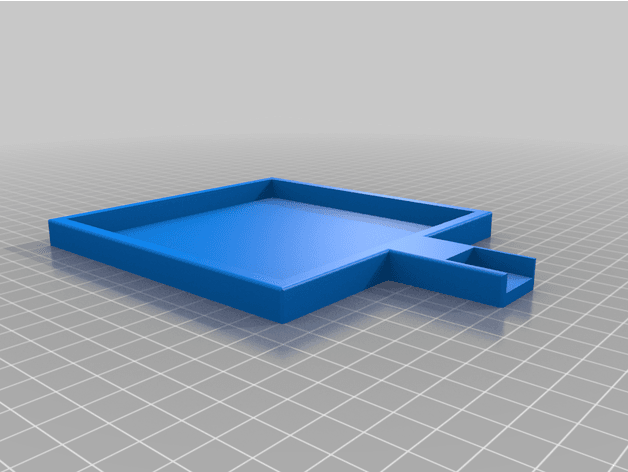 Einhand Brotschmierhilfe 3d model