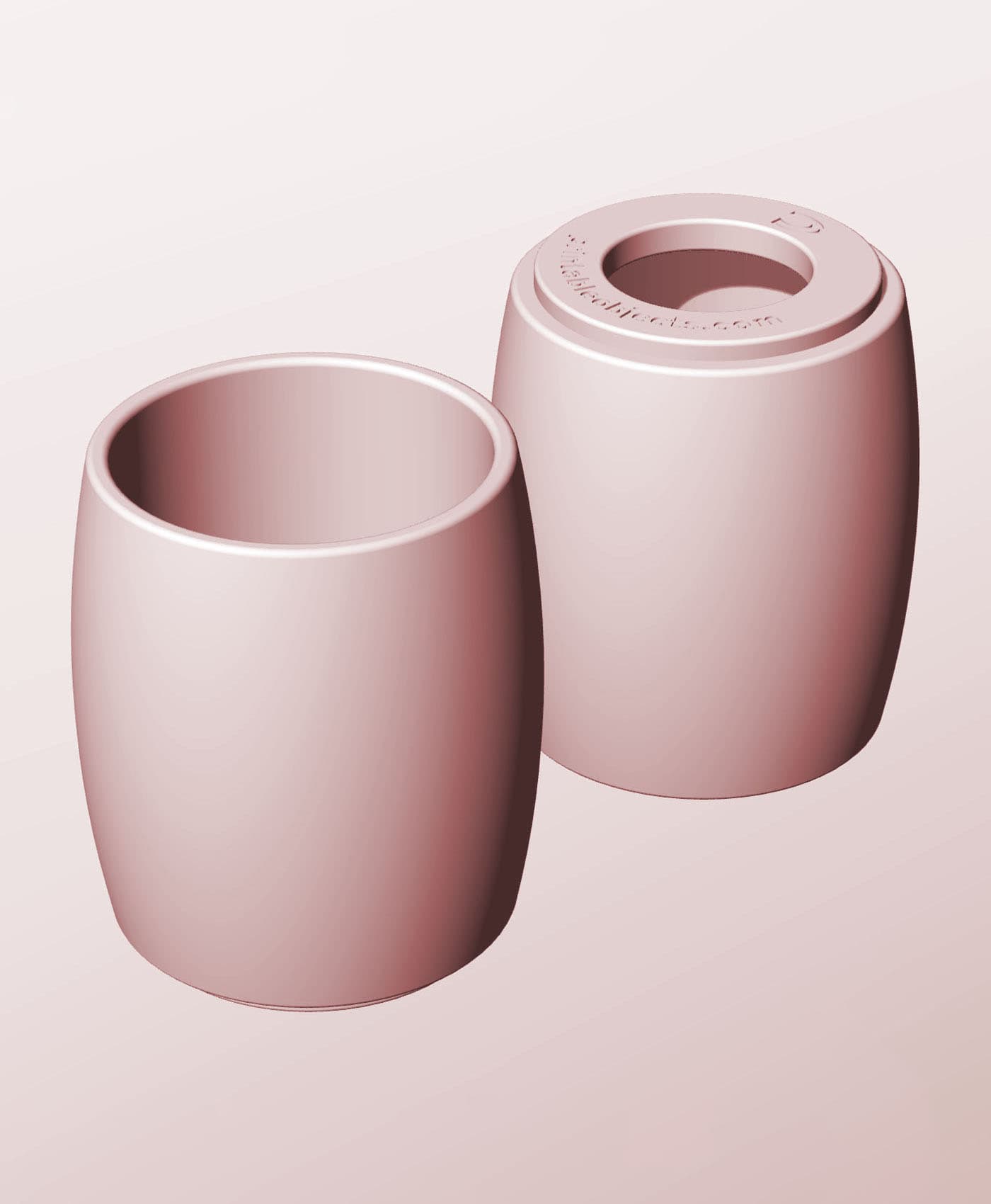 CR68-95-P Modular Stacking pierced container for home decor 3d model