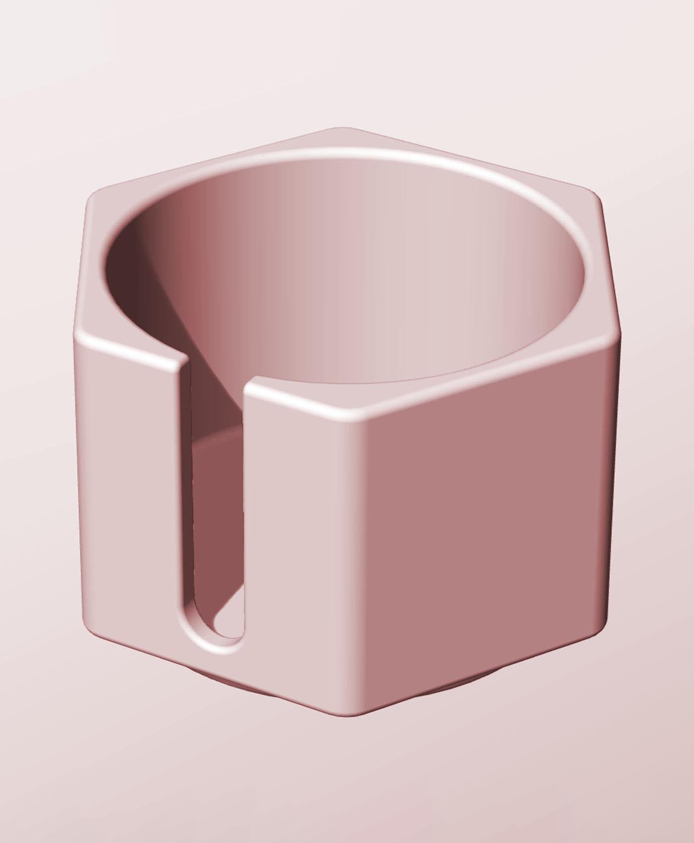 CH68-50-S Modular slotted component container modern decor 3d model
