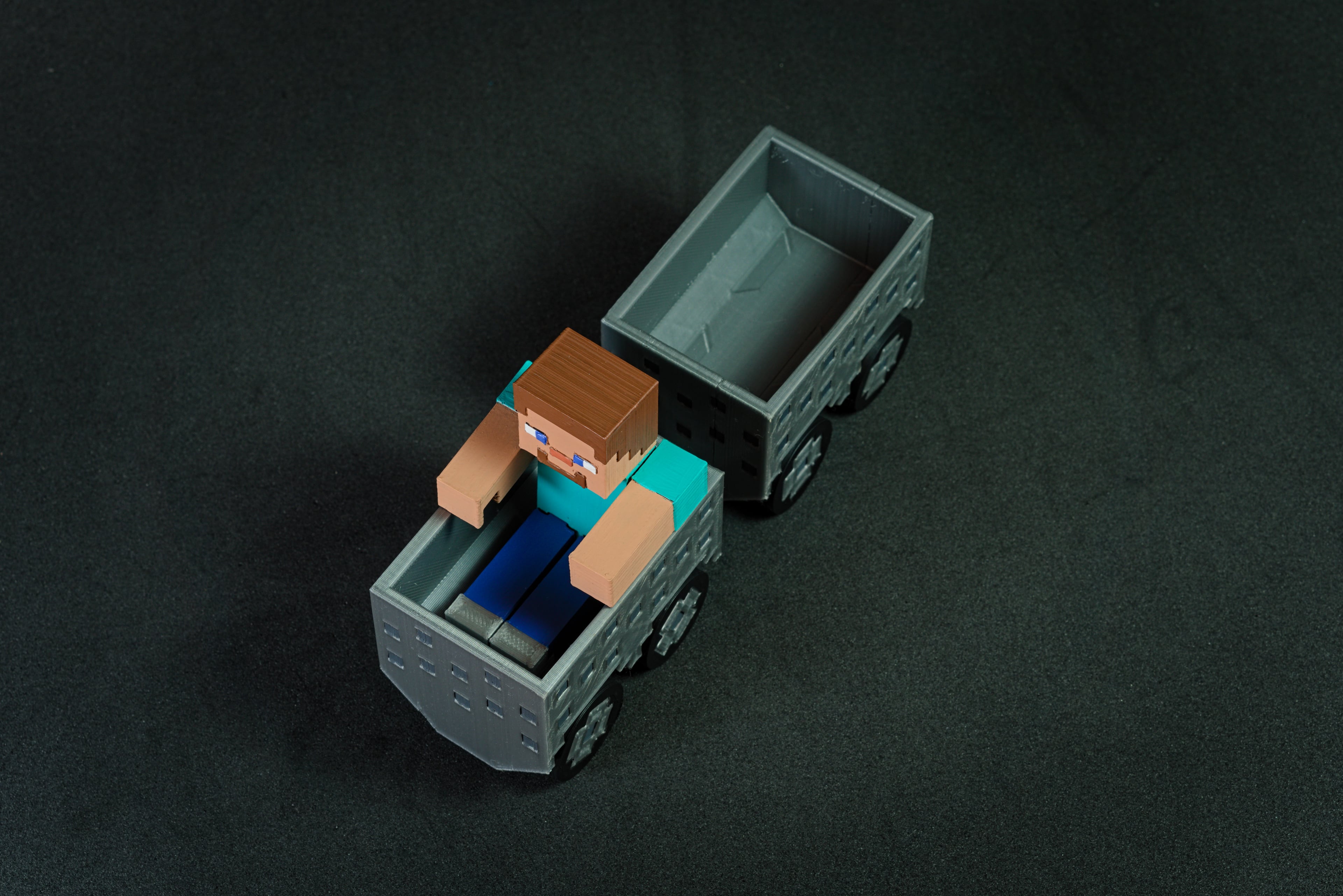 Minecraft Steve's Trolley 3d model
