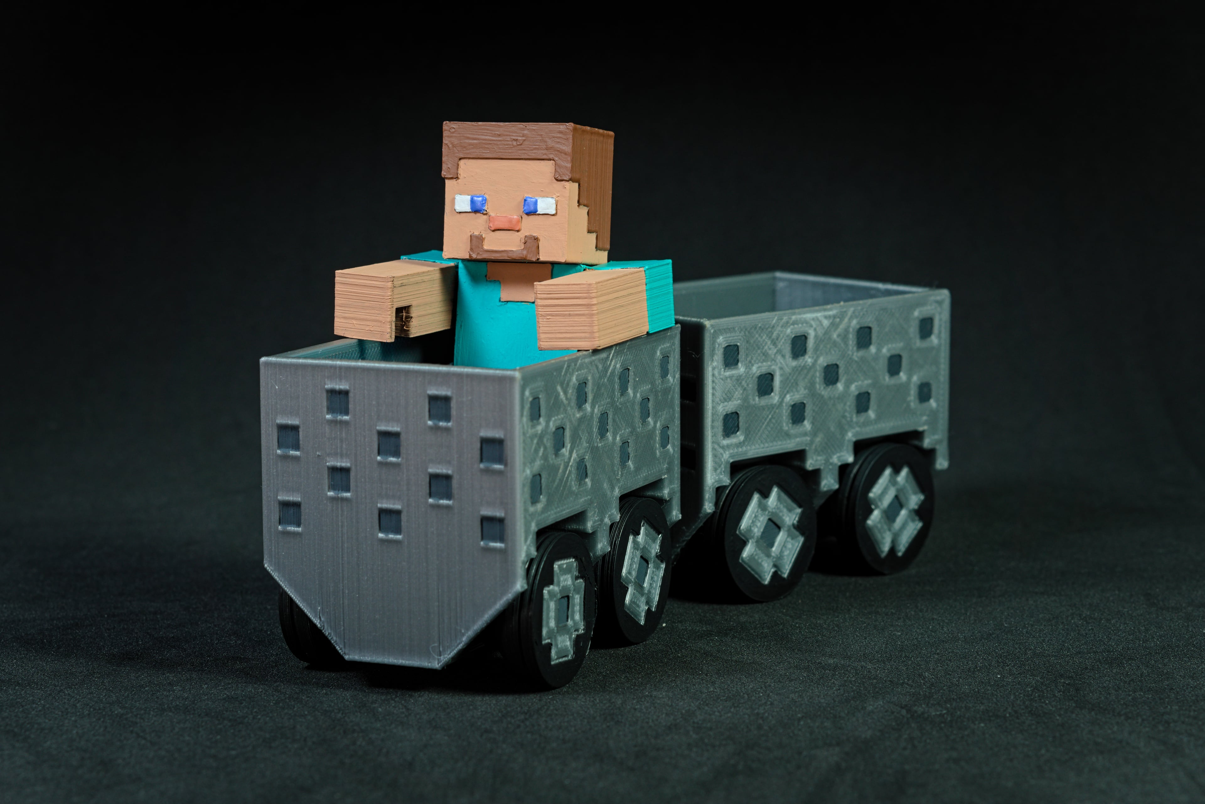 Minecraft Steve's Trolley 3d model