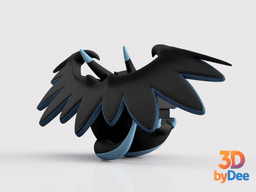 Charizard (Mega X) Ball 3d model