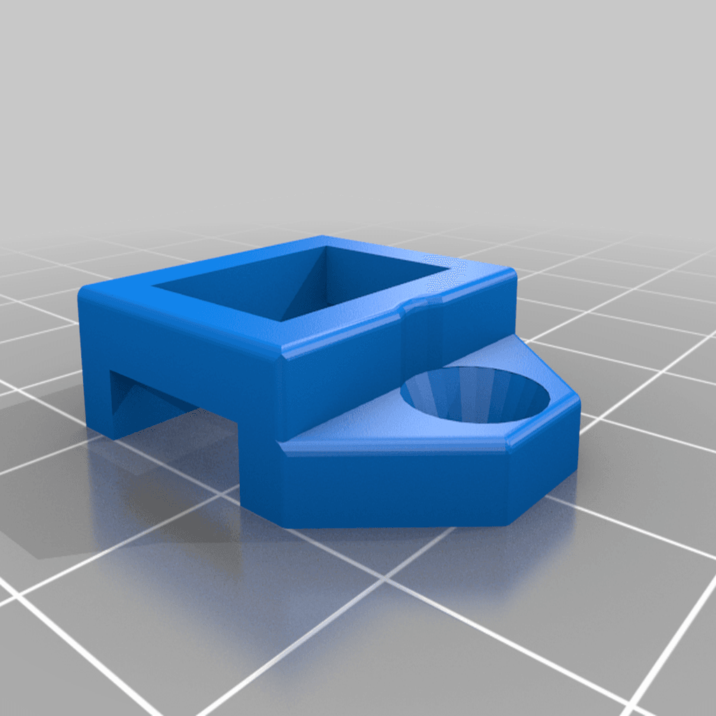Led Strip Support (Single) 10mm 3d model