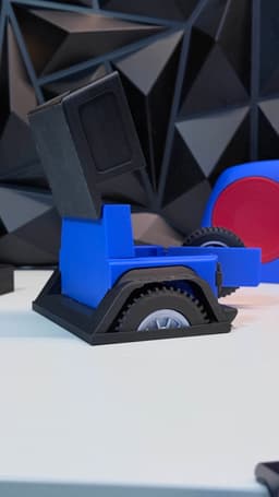 Raptor Bronco Post-it Holder / Organizer 3d model