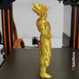 Goku Support Free Remix - Support-Free Goku! - 3d model