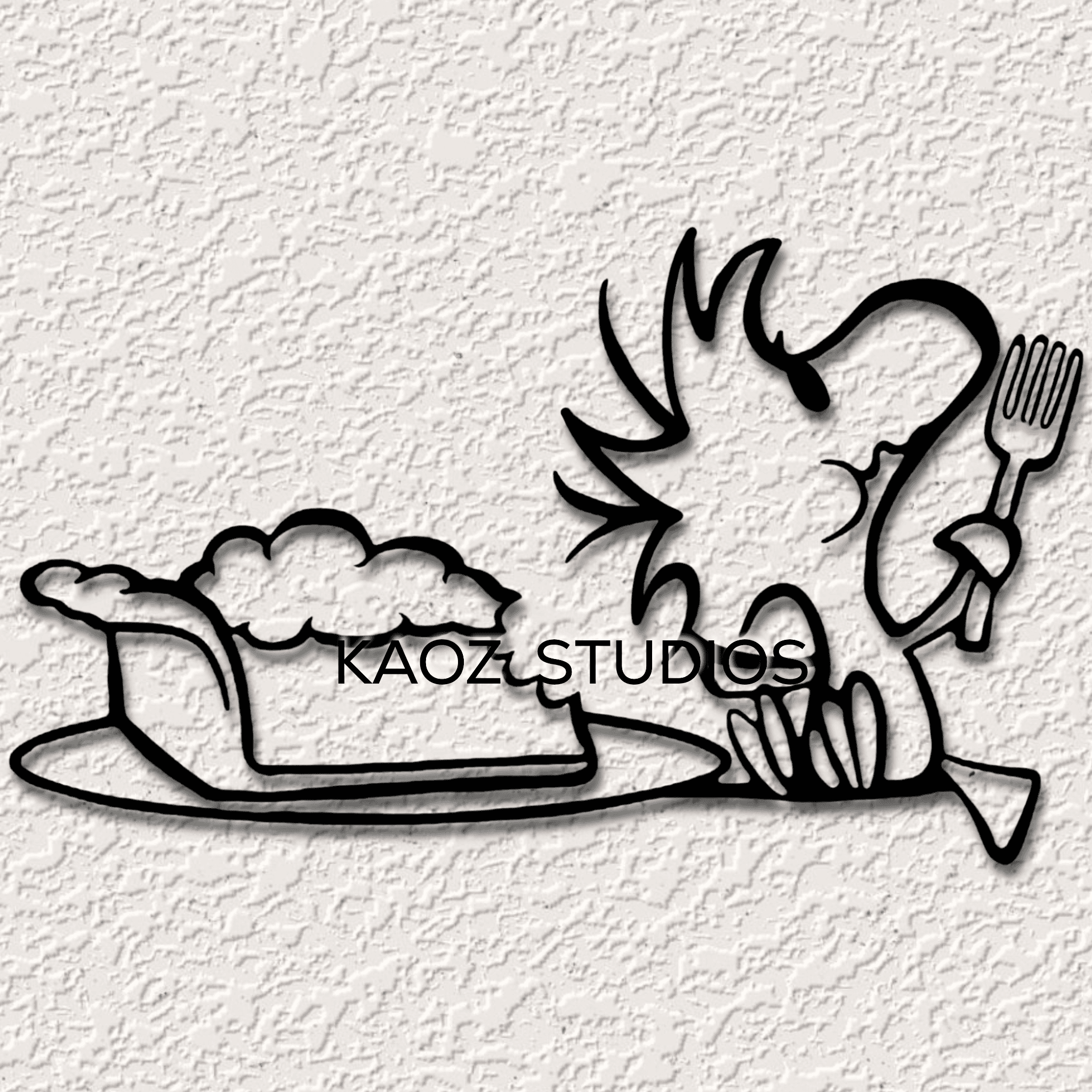 woodstock wall art peanuts wall decor snoopy cartoon canary decoration 3d model