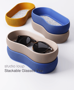 Stackable Glasses Tray 3d model