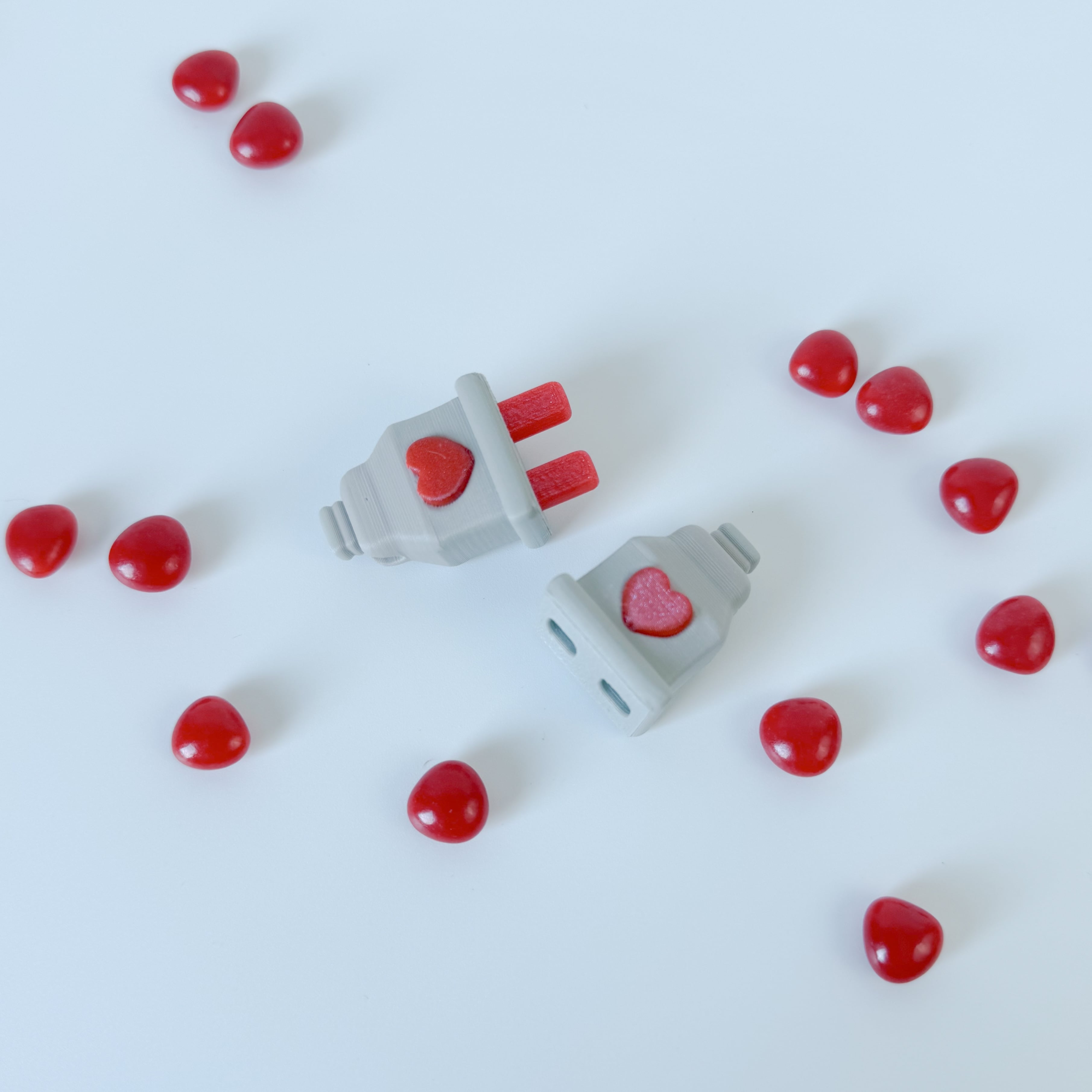 Plug and Socket Keychains 3d model