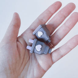 Plug and Socket Keychains 3d model