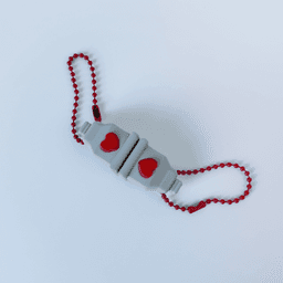Plug and Socket Keychains 3d model