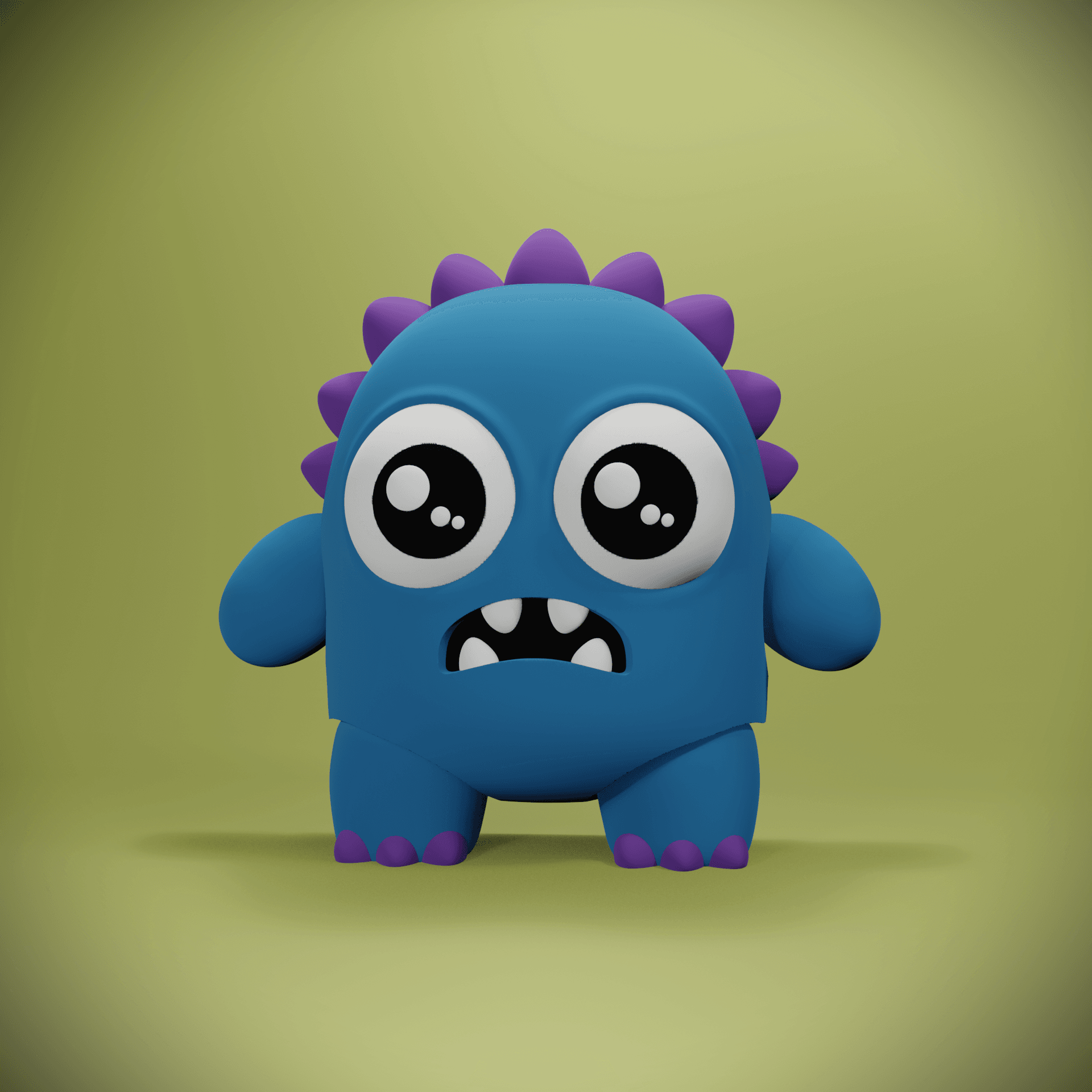 Carl -LIttle Monster Flexi 3d model