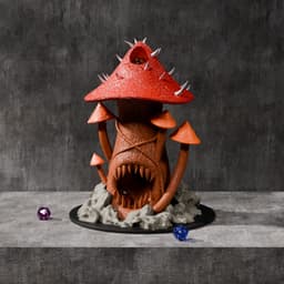 Mushroom Dice Tower 3d model
