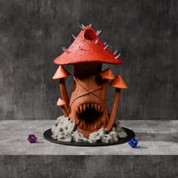 Mushroom Dice Tower 3d model