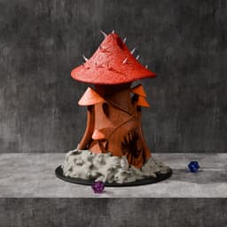 Mushroom Dice Tower 3d model