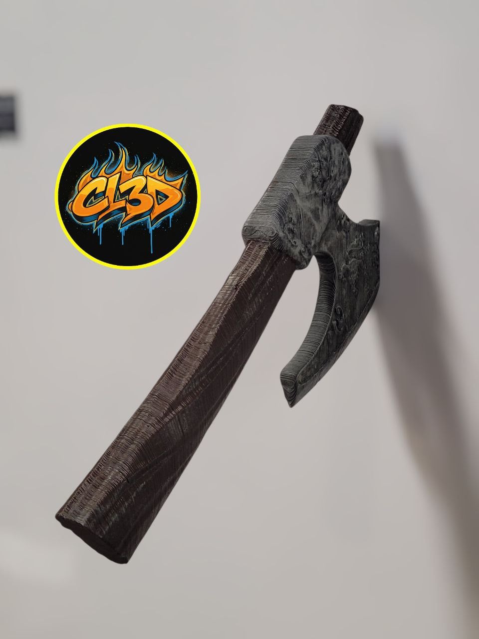 English Hatchet Fridge Magnet 3d model