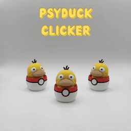PsyDuck Clicker 3d model