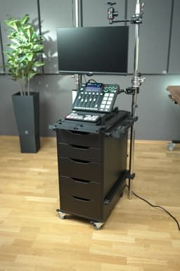 Audio / Video Filming Cart - Mic Arm Adapter 3d model