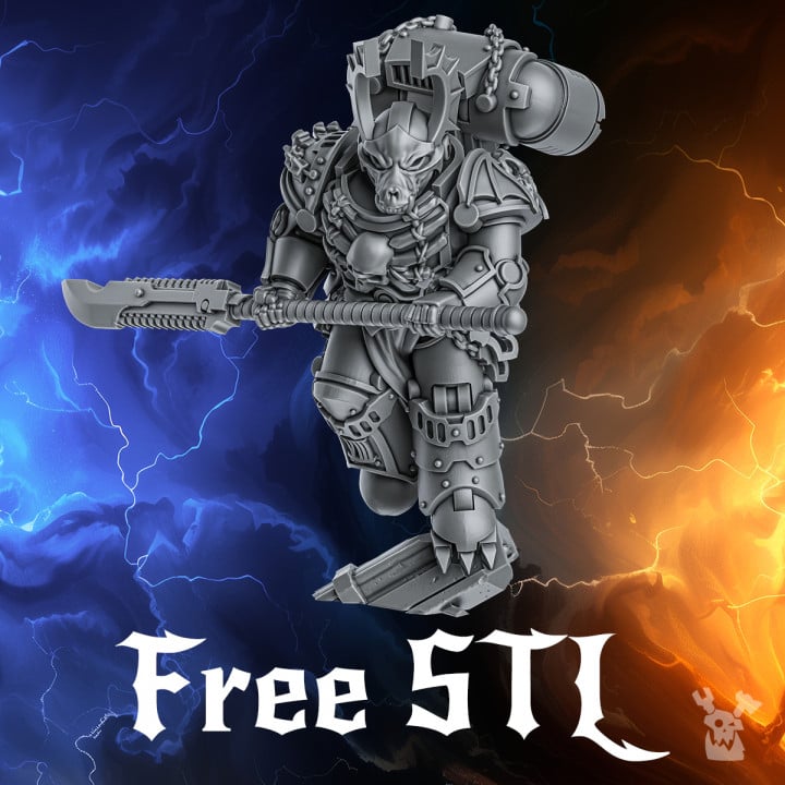 Millennium Wars Free Model + Painting Guide 3d model
