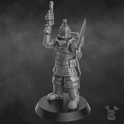Dawnguard squad commander 3d model
