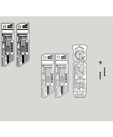 Star Trek Isolinear Chip Collection 3d model