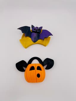 Magnetic Halloween Bat Hat For Modular Cow Sign 3d model
