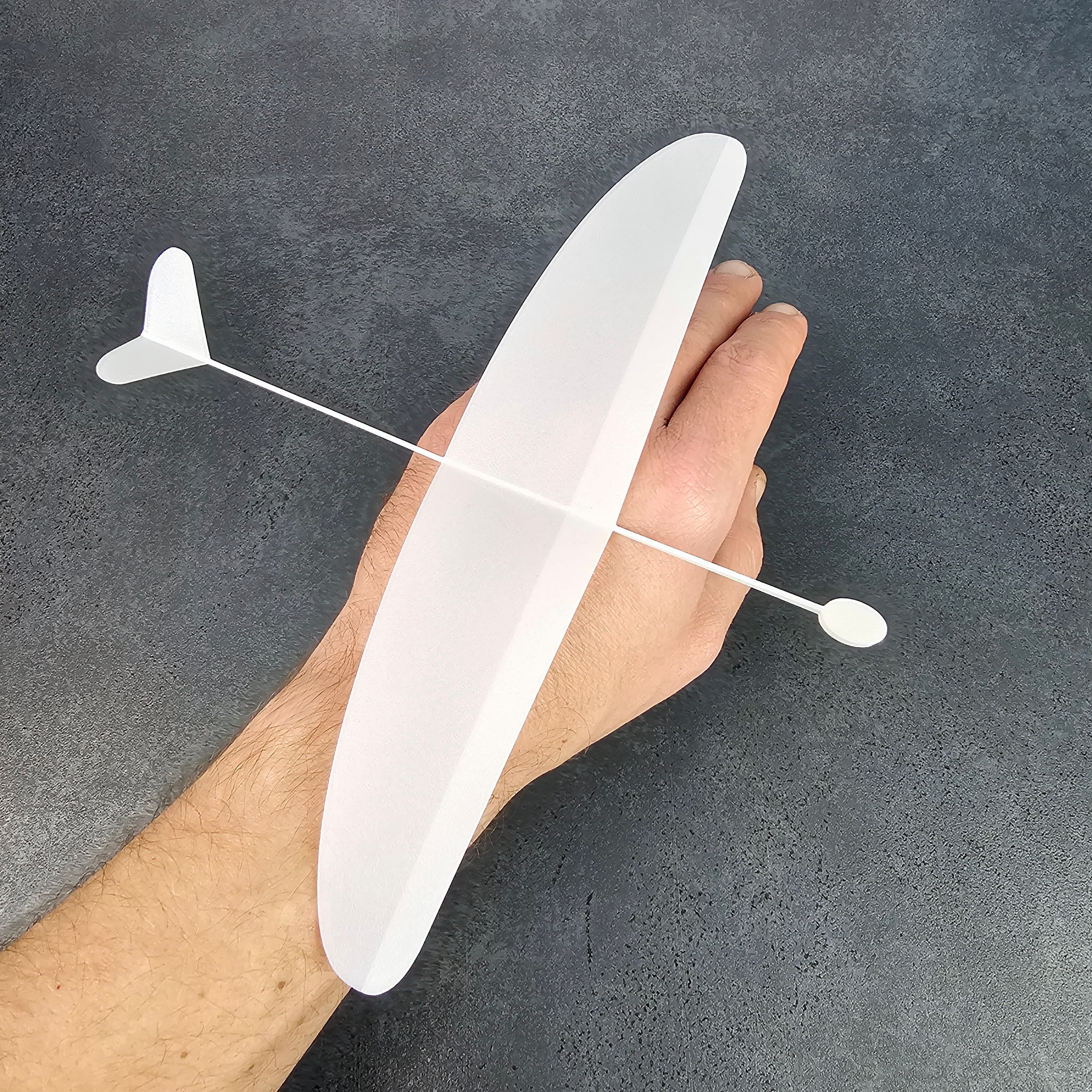 Small Thunderbolt Glider Hand Launch 3d model