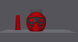 Caught Up Inspired Helmet/Pen Holder 3d model