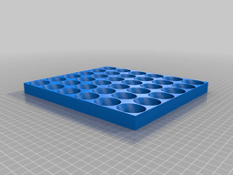 Testors / Model Master paint rack 3d model