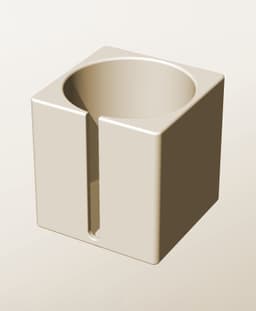 CS96-110-S Stackable slotted component box for creative makers 3d model