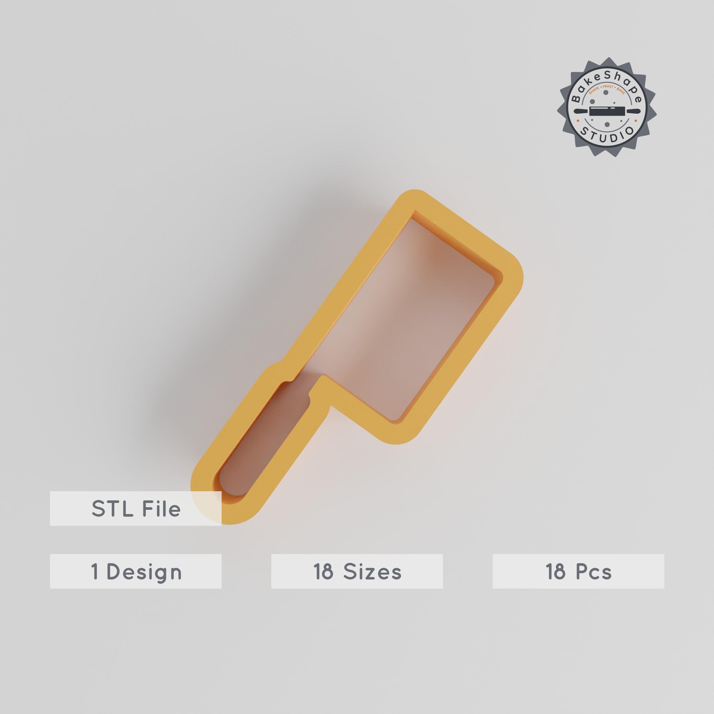 Knife Shape Cutter Set, 18 Sizes, Perfect for Cookies, Fondant & Clay, Halloween Party Decoration PRODUCT_4412 3d model