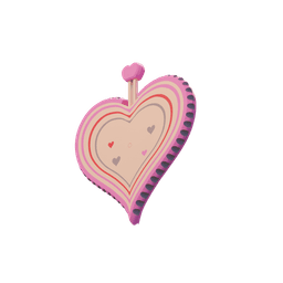 Valentines Day Random Position 3d model