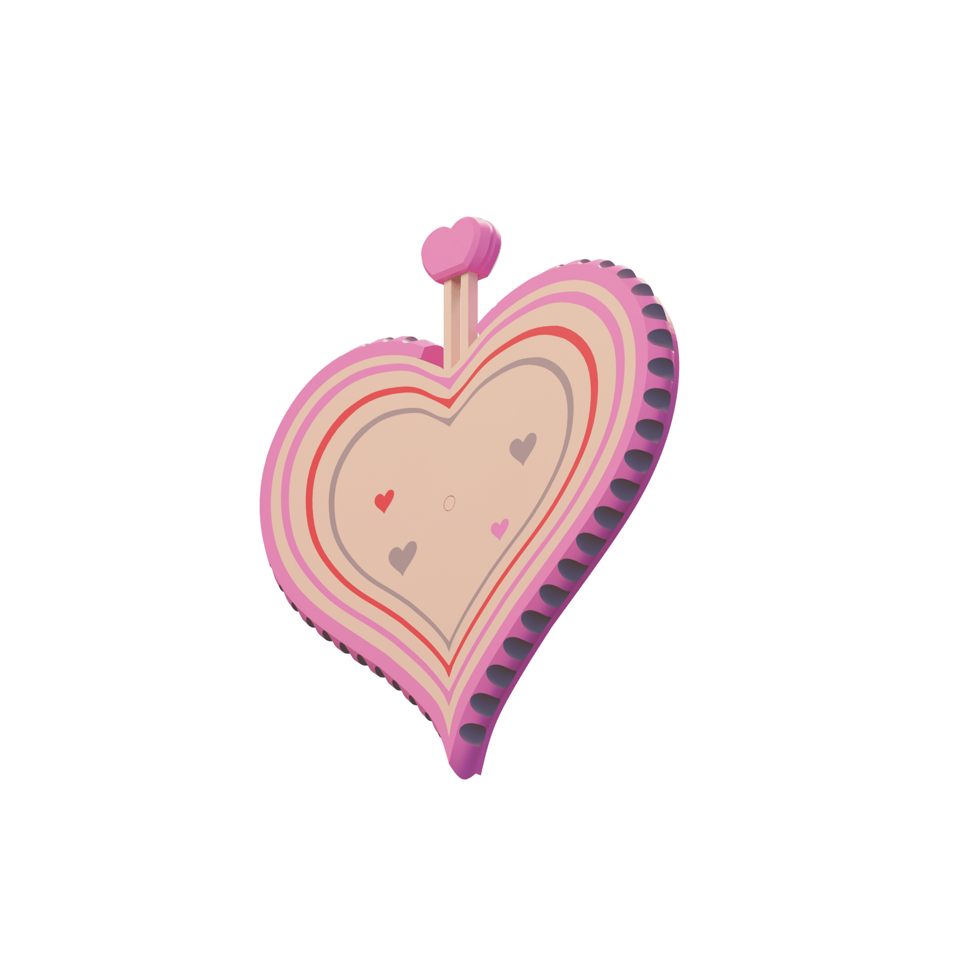 Valentines Day Random Position 3d model
