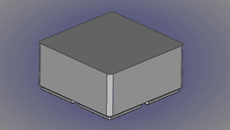 FreeCAD Gridfinity Parametric Bin Blank.stl 3d model