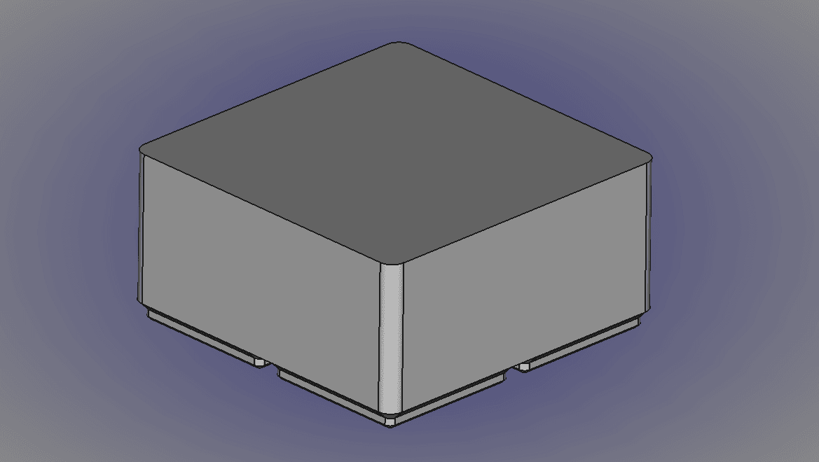 FreeCAD Gridfinity Parametric Bin Blank.stl 3d model