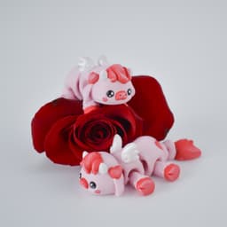 Cupid Cow Flexi 3d model