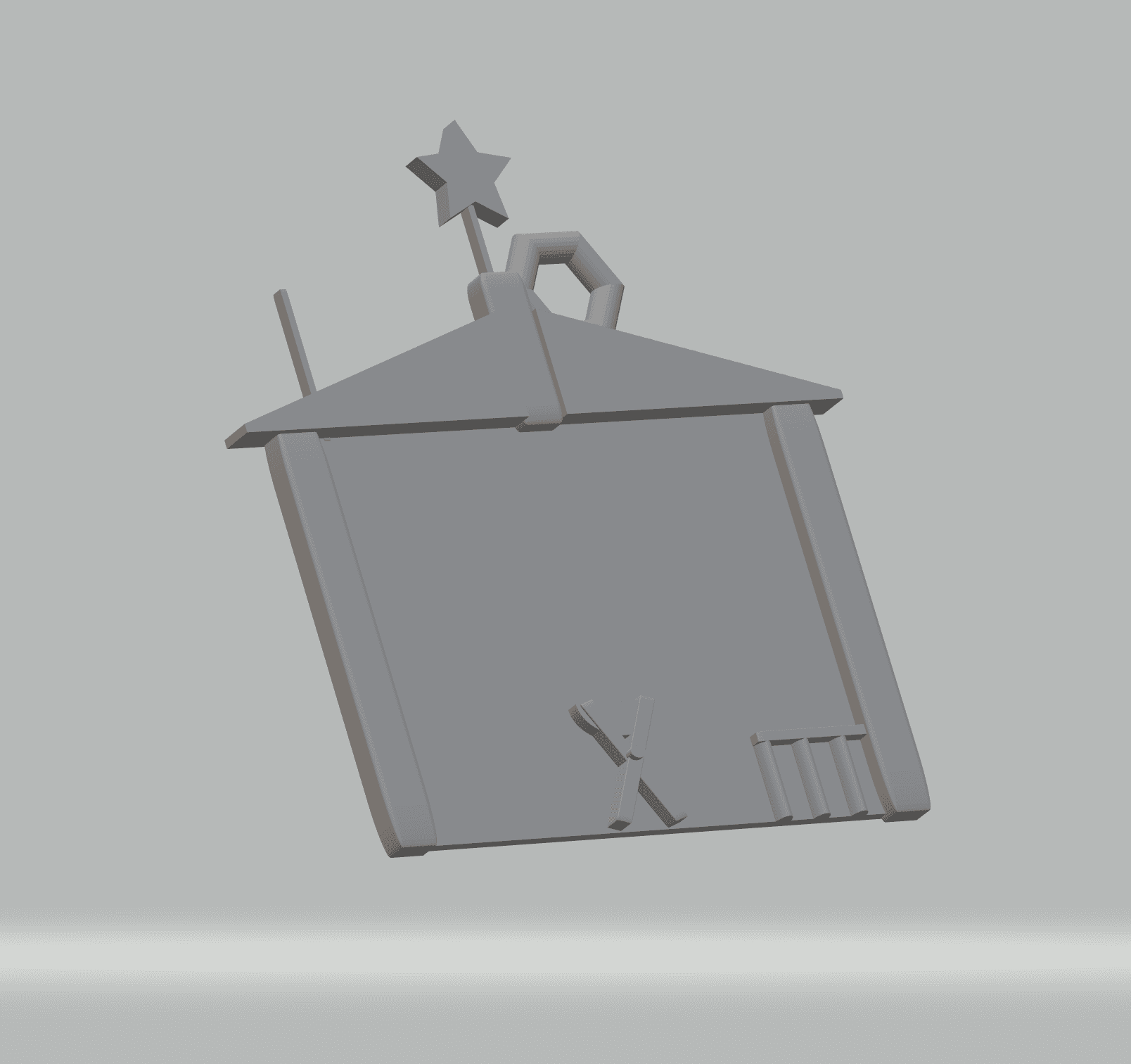 FHW: Manger ornament 3d model