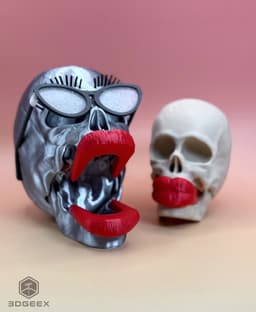 Smooch Skull 3d model