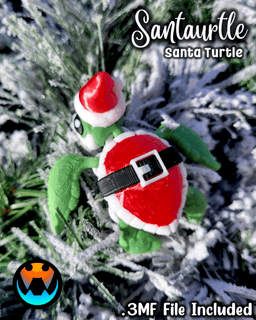"Santaurtle" Santa Turtle 3d model