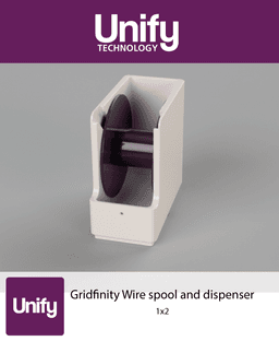 Gridfinity Wire Spool Holder 3d model