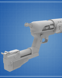 VT-33D Blaster Pistol - Star Wars 3d model