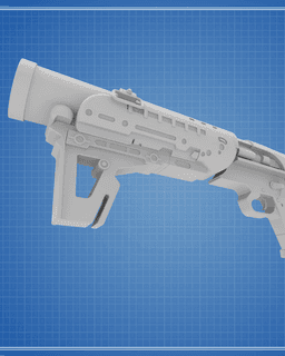 VT-33D Blaster Pistol - Star Wars 3d model