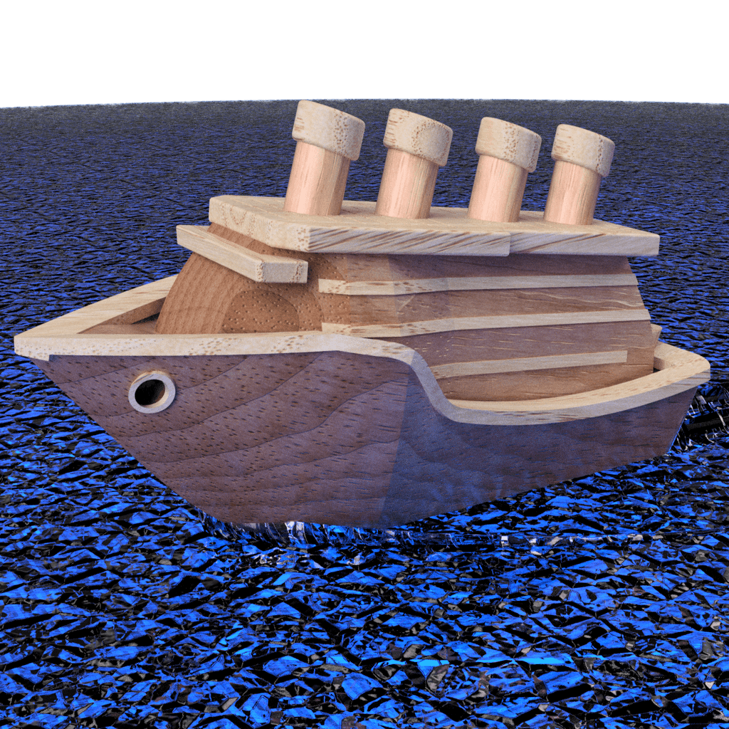 Benchtanic (floats) Benchy Titanic 3d model
