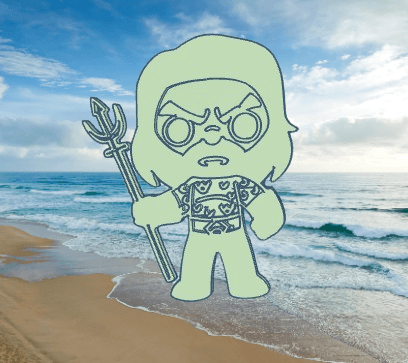 aquaman pop fig.stl 3d model