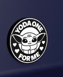 Yoda One for Me - LED Strip compatible 3d model