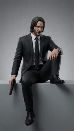 Legendary Mr. Wick Shelf-Sitter 3d model