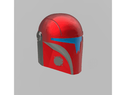 Red Hood inspired Mandalorian 3d model